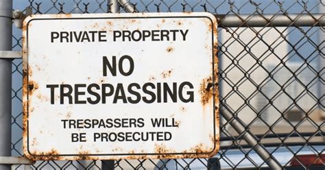The Crime of Trespass (Unauthorized Entry, Trespassing).